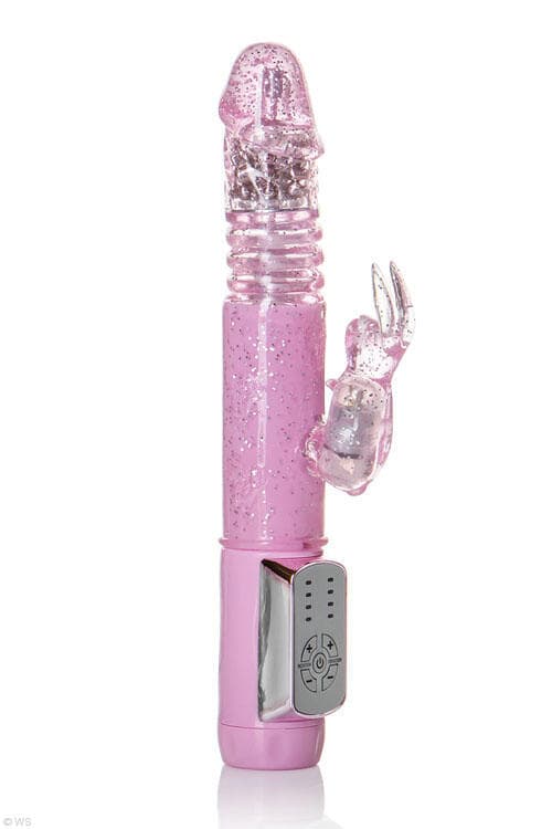 Calexotics Petite Jack Rabbit 5" Thrusting Rabbit Vibrator Calexotics Petite Jack Rabbit 5" Thrusting Rabbit Vibrator