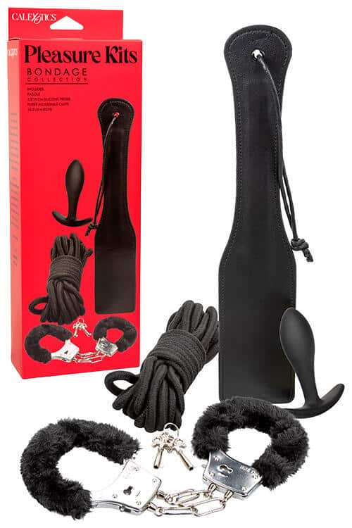 Calexotics Pleasure Kits 4 Piece Bondage Collection Calexotics Pleasure Kits 4 Piece Bondage Collection
