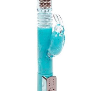 Calexotics Thrusting & Rotating Beaded 10.2" Rabbit Vibrator