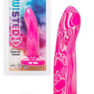 Calexotics Twisted Probe 4.75" Marbled Silicone Dildo