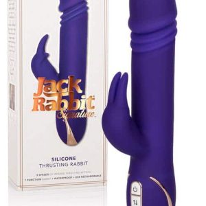 Calexotics Ultra Powerful Thrusting 9" Jack Rabbit Vibrator
