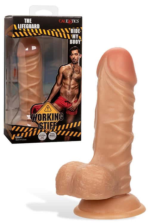 Calexotics Working Stiff The Lifeguard 6.5" Realistic Dildo Calexotics Working Stiff The Lifeguard 6.5" Realistic Dildo