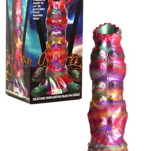 Creature Cocks Larva 9" Silicone Ovipositor Dildo with 4 Eggs