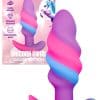 Creature Cocks Unicorn Swirl 4.2" Silicone Butt Plug