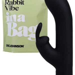 Doc Johnson Rabbit Vibe In A Bag 6.5" Silicone Rabbit Vibrator