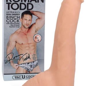 Doc Johnson Signature Cocks Roman Todd 8" Realistic Dildo with Suction Cup