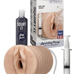 Doc Johnson Squirt It 5.4" Realistic Squirting Masturbator with Joy Juice