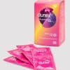 Durex Dotted & Ribbed Texture Latex Condoms Regular Fit (30 Pack)