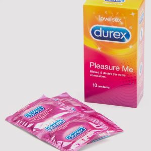 Durex Pleasure Me Textured Latex Condoms (10 Pack)