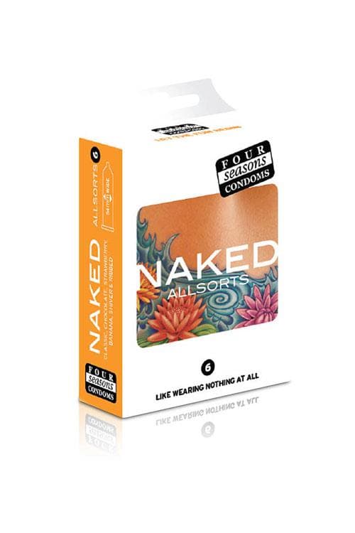 Four Seasons Naked Allsorts Condoms (6 pack) Four Seasons Naked Allsorts Condoms (6 pack)