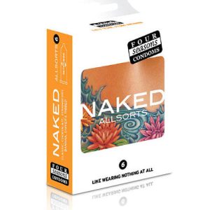 Four Seasons Naked Allsorts Condoms (6 pack)