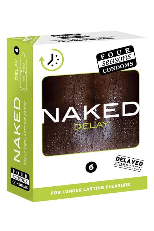 Four Seasons Naked Delay Condoms (6 Pack) Four Seasons Naked Delay Condoms (6 Pack)