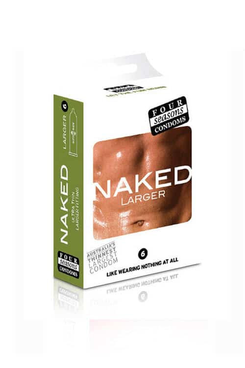 Four Seasons Naked Larger Condoms (6 Pack) Four Seasons Naked Larger Condoms (6 Pack)