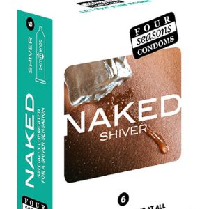 Four Seasons Naked Shiver 6 Pack Menthol Latex Condoms