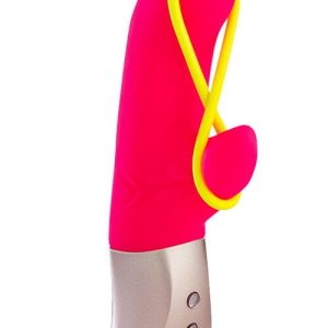 Fun Factory Amorino 7" Rabbit Vibrator with Silicone Pleasure Band
