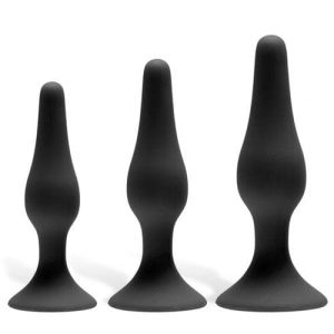 GreyGasms Silicone 3 Piece Anal Trainer Kit