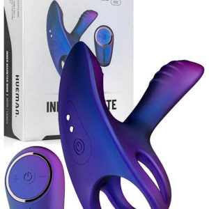 Hueman Infinity Ignite 1.25" Remote Controlled Vibrating Cock Ring