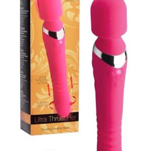 Inmi 10.75" Thrusting Vibrating Double Ended Silicone Wand