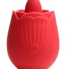 Inmi Bloomgasm French Rose 3.2" Flickering Tongue Clitoral Vibrator