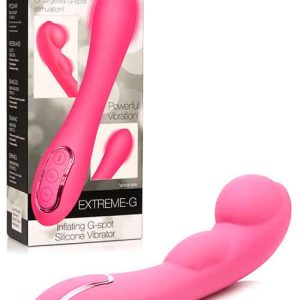 Inmi Extreme G 8.2" Inflating Silicone G Spot Vibrator