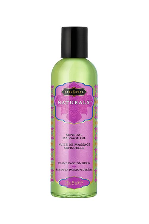 Kama Sutra Naturals Island Passion Berry Massage Oil | 59ml / 2oz Kama Sutra Naturals Island Passion Berry Massage Oil | 59ml / 2oz