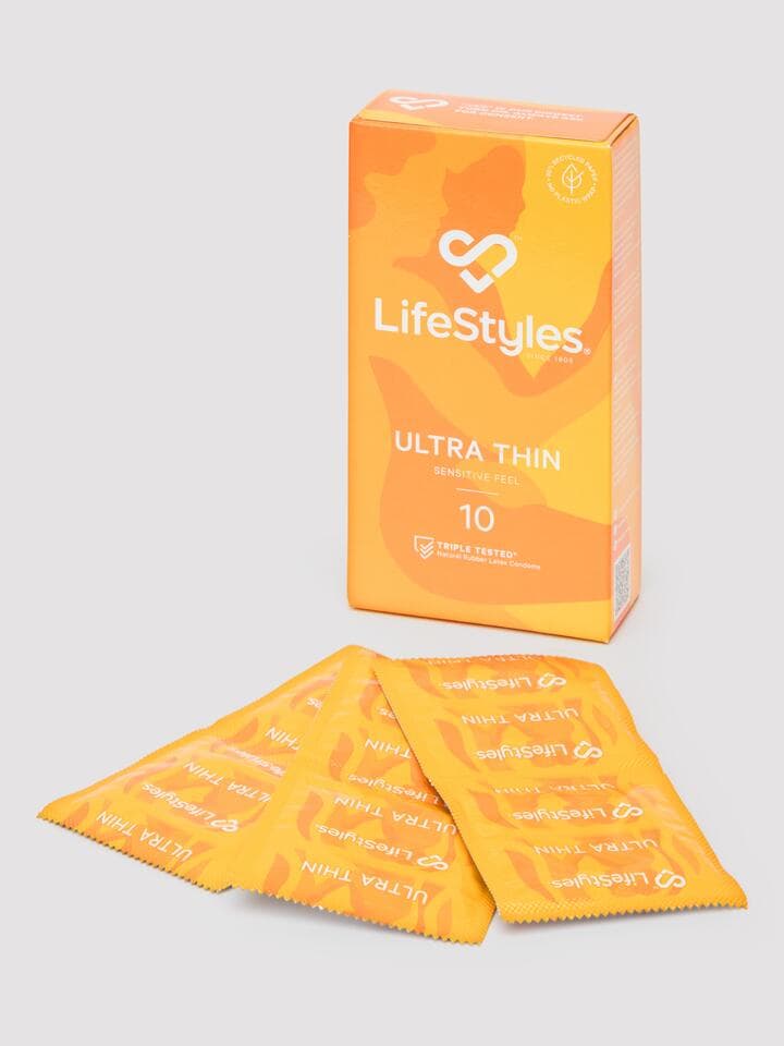 Lifestyles Ultra Thin Latex Condoms 53mm (10 Pack) Lifestyles Ultra Thin Latex Condoms 53mm (10 Pack)