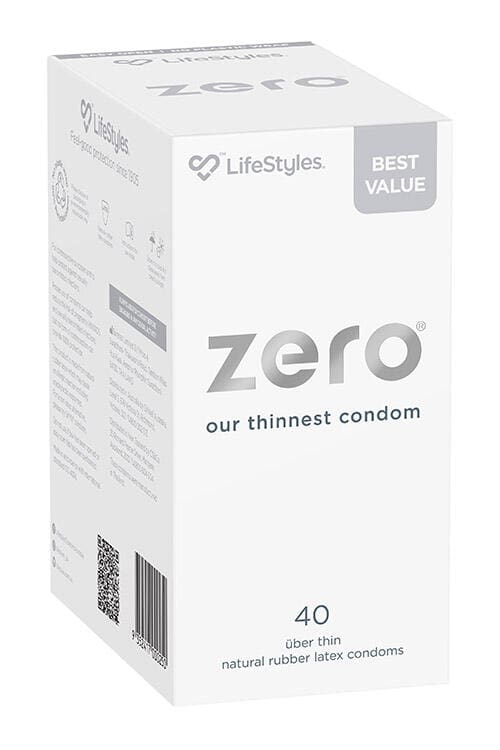 Lifestyles Zero 40 Pack Latex Condoms Lifestyles Zero 40 Pack Latex Condoms