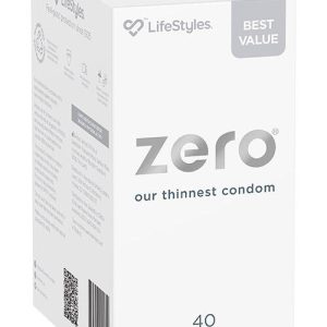 Lifestyles Zero 40 Pack Latex Condoms