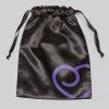 Lovehoney Small Satin Drawstring Toy Bag - Black