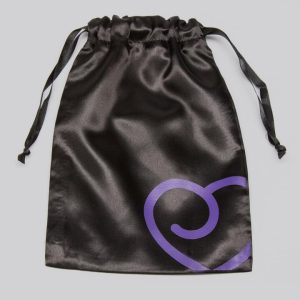 Lovehoney Small Satin Drawstring Toy Bag - Black