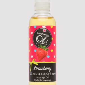 Lovehoney Strawberry Kissable Massage Oil 100ml