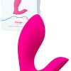 Lovense Flexer 4" App Controlled Dual Stimulation Panty Vibe