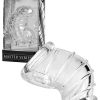 Master Series Detained XS 3" Clear Chastity Cage with Nubs