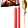 Master Series Drip Sensation Spoon & Candle Wax Play Set