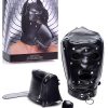 Master Series Muzzled Universal BDSM Hood with Removable Muzzle