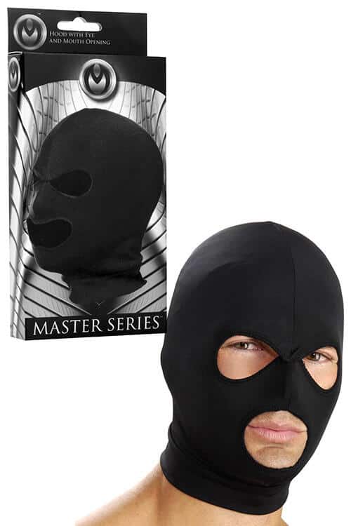 Master Series Spandex Hood With Eye And Mouth Holes Master Series Spandex Hood With Eye And Mouth Holes
