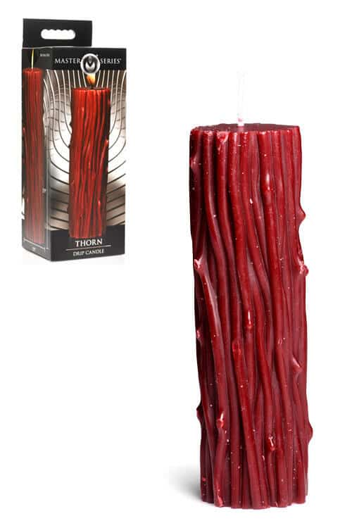 Master Series Thorn 5.9" BDSM Pillar Drip Candle Master Series Thorn 5.9" BDSM Pillar Drip Candle