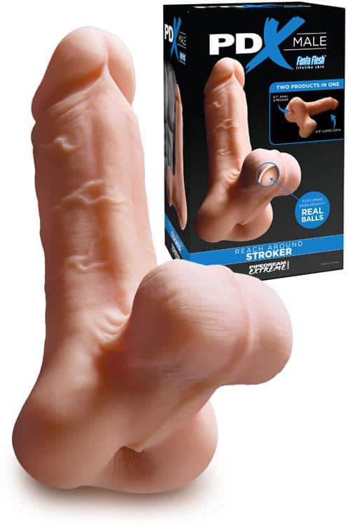 PDX 2 In 1 Realistic Masturbator & Penis Sleeve PDX 2 In 1 Realistic Masturbator & Penis Sleeve