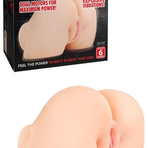 PDX Shake That Ass 7.9" Vibrating Mega Masturbator