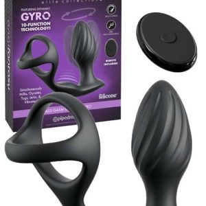 Pipedream Gyro Milk Pro 6.5" Prostate Massager with Cock Ring & Remote