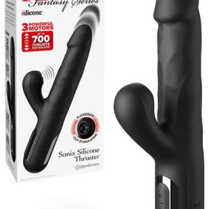 Pipedream Sonix Silicone Powerful Thrusting 8.7" Rabbit Vibrator