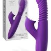 Pipedream Thrusting 9.5" Rabbit Vibrator With Heat Function & Petal Stimulator Pipedream Thrusting 9.5" Rabbit Vibrator With Heat Function & Petal Stimulator