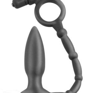 Pipedream Vibrating 4" Butt Plug With Cock Ring