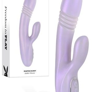 Playboy Bumping Bunny 9" Heated Thrusting Rabbit Vibrator