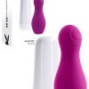 Playboy The Jet Set 4" Tapping Clitoral Stimulator with Self Charging Travel Case