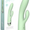 Playful Stunner 7.5" Super Soft Silicone Rabbit Vibrator