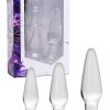 Prisms Erotic Glass Anal Trainer Kit (3 Pce) Prisms Erotic Glass Anal Trainer Kit (3 Pce)