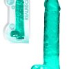 RealRock Crystal Clear 9.8" Suction Cup Realistic Dildo