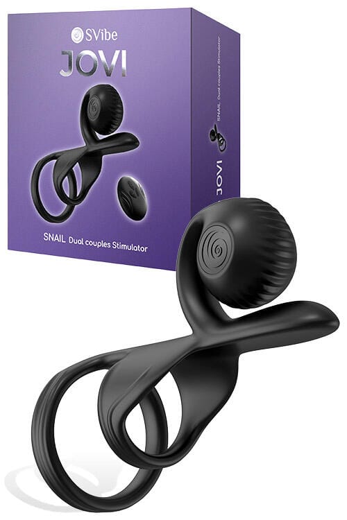 SVibe Jovi Remote Controlled Couples Dual Stimulator & Cock Ring SVibe Jovi Remote Controlled Couples Dual Stimulator & Cock Ring