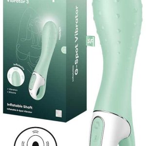 Satisfyer Air Pump Vibrator 3 8.2" Inflatable G Spot Vibrator